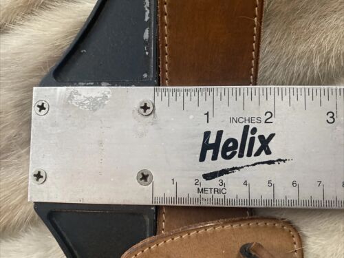 Vintage Banana Republic Womens Belt Size 32 S Save The Tiger Horn Toggle England - Picture 15 of 16