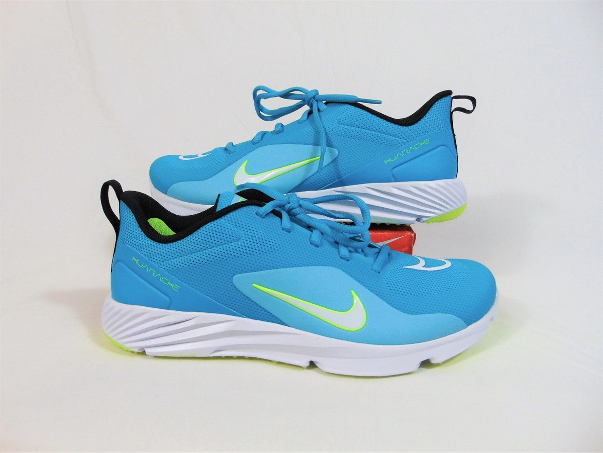 Nike Alpha Huarache 8 Pro Turf Turquoise LAX Lacrosse Shoes  display picture 1