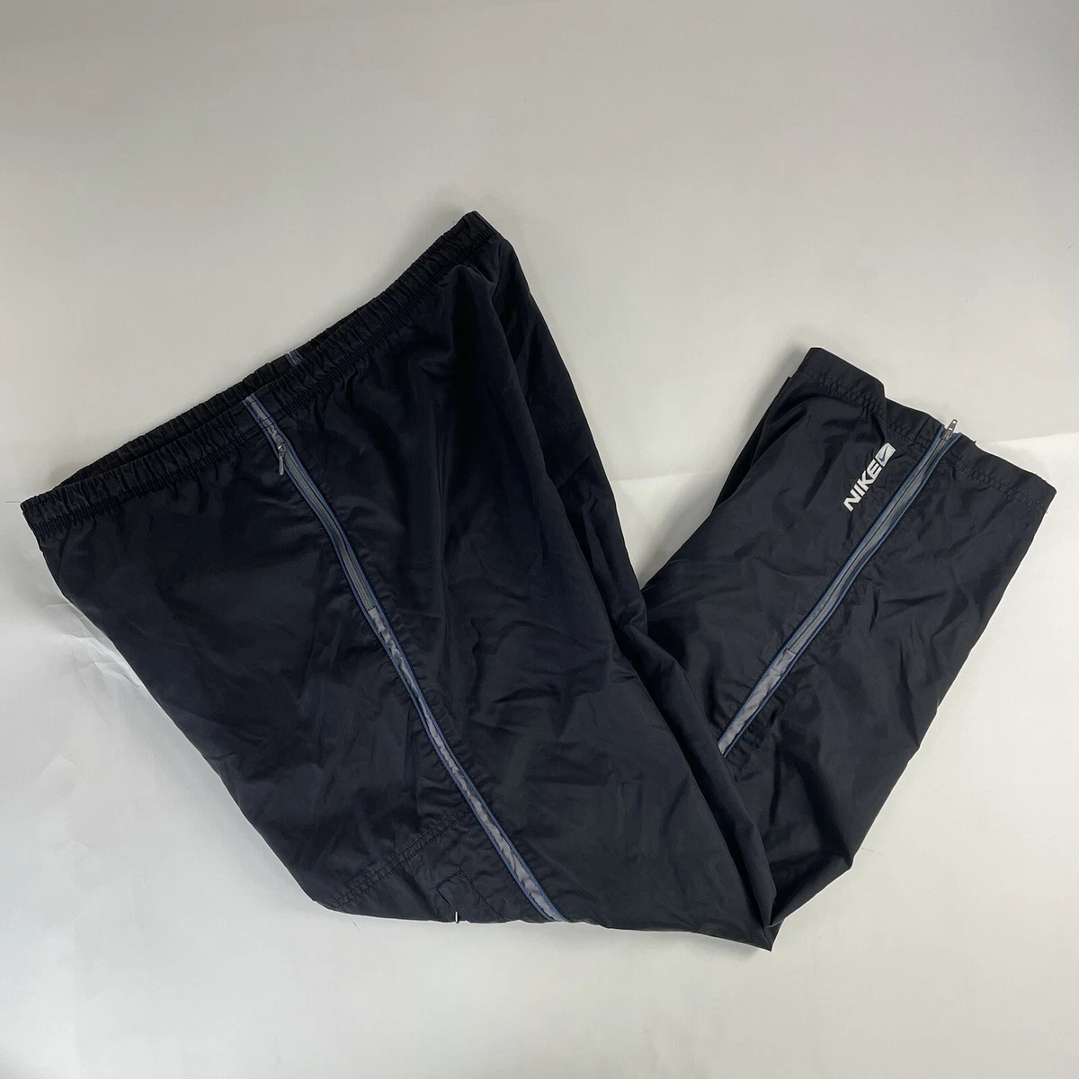 Vintage Nike Pants Large Navy Mens Swoosh Logo Used Sportswear