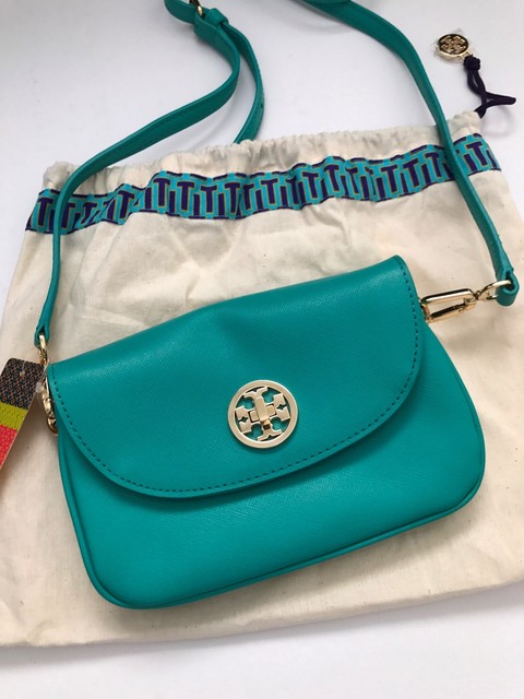 tory burch turquoise bag