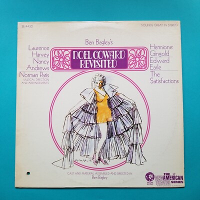 BEN BAGLEY'S NOEL COWARD REVISITED STEREO SE-4430 MGM VINTAGE VINYL LP RECORD 12