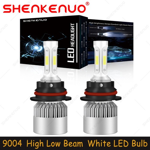 Protekz 9004 HB1 LED Headlight Bulbs – 55W 8000LM 6000K Cool White – CANbus Ready