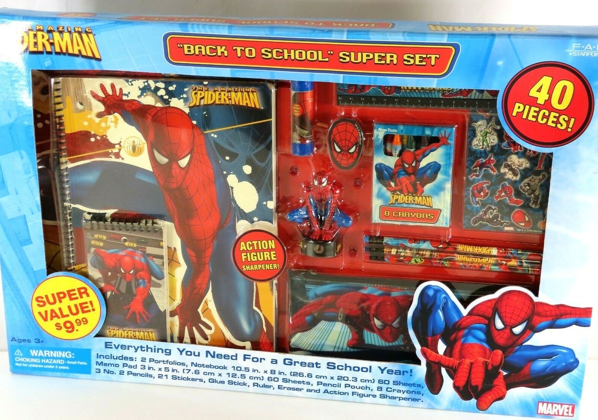 RARE NIB 2006 Marvel The Amazing Spider-Man Back to School