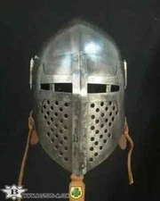 Medieval Armor Buhurt Battle Bascinet Knight Helmet Medieval Reproduction Gift