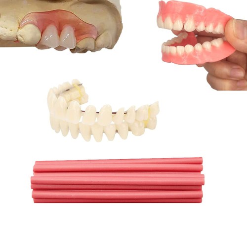 Dentures Fake Teeth DIY Kit Temporary Fake Teeth Top & Bottom Temporary Dentures - Picture 5 of 11