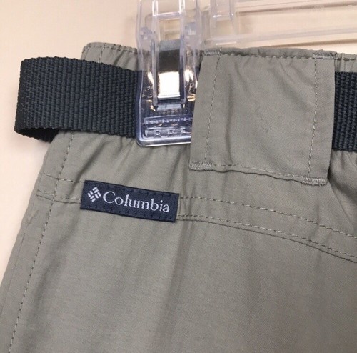 Columbia Boys’ Gray Cargo Pocket Belted Hiking Outdoor Summer Shorts Sz S - Picture 5 of 8