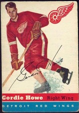 1954-55 TOPPS DETROIT RED WINGS GORDIE HOWE 