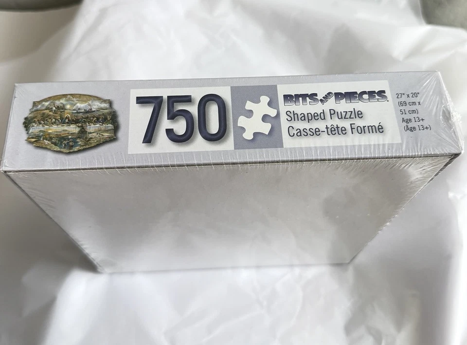 Bits and Pieces The Last Supper 750 Pc Religious Shaped Jigsaw Puzzle Sealed NEW - Image 3 of 4