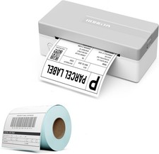 Bluetooth Shipping Label Printer W/ 4x6 Thermal Labels