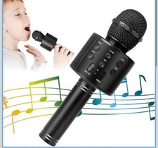 Wireless BT 5-in-1 Portable Handheld Karaoke Mic Speaker Player Recorder w/ Adju