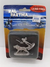 Ivea 01-711, Ral Partha Pewter Miniatures With Wolf Rare New