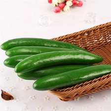 4 Pcs Simulated Cucumber Toys Realistic Artificial Simulation Vegetable
