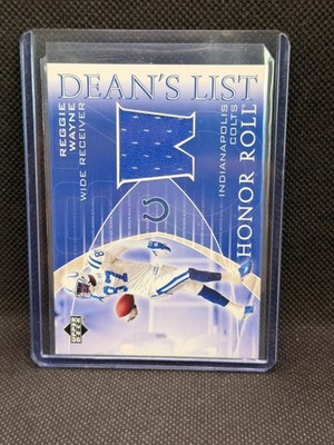Reggie Wayne 2003 Upper Deck Honor Roll #DL-RW Dean's List Jersey Colts