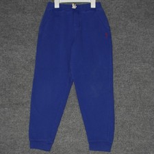 Polo Ralph Lauren Joggers Kids L Blue Embroidered Pony Youth Casual Sweatpants