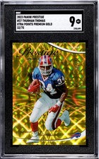 Thurman Thomas 2023 Panini Prestige Xtra Points Premium Gold 32/75 (SGC 9)