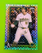 Topps 2025 Chrome Update Nick Kurtz Rookie Debut X-Fractor Athletics #USC180