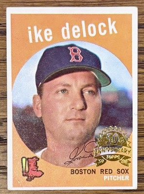 2008 Topps Heritage 50th Anniversary 1959 Buyback #437 Ike Delock Red Sox