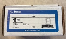 System Sensor SRLED Fire Alarm - Red