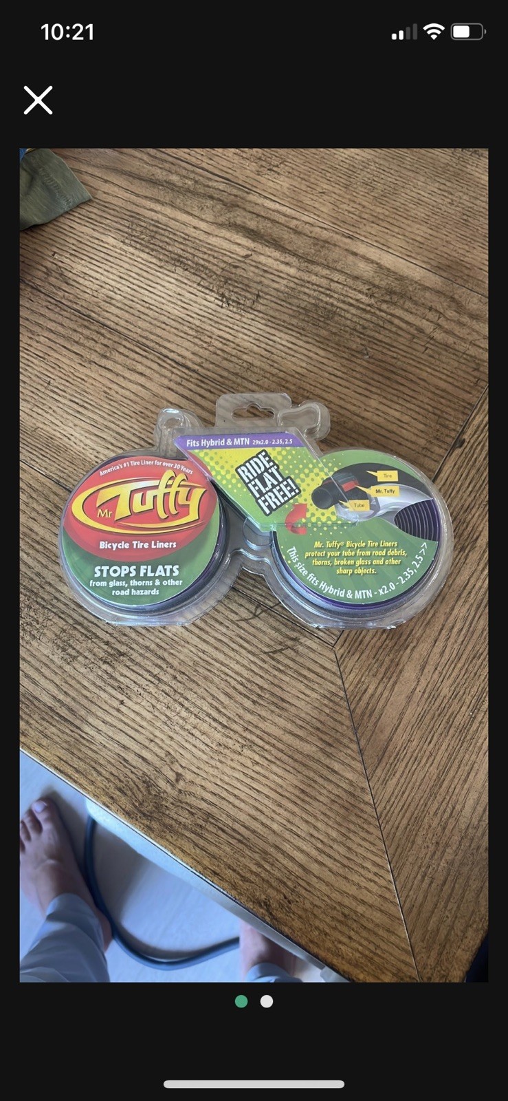 Tire Liner Stops Flats