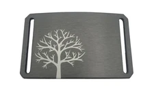 GRIP6 1.5" Gunmetal Custom Buckle w/ Tree