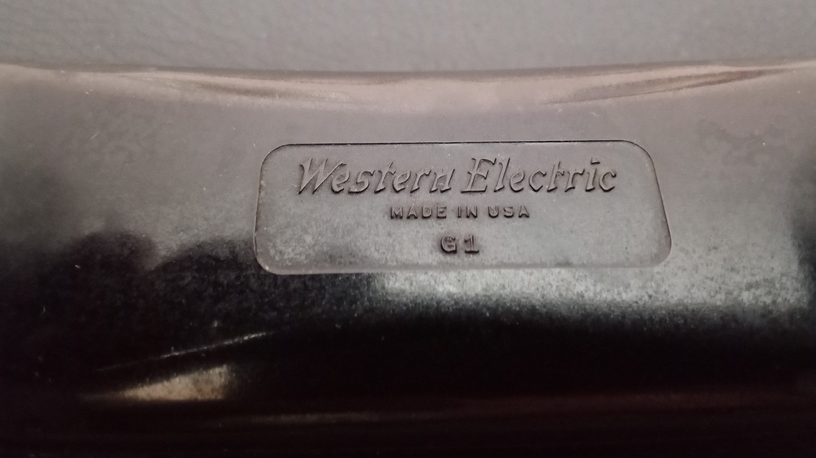 Western Electric Bell System Black Rotary Dial Telephone - Working Condition