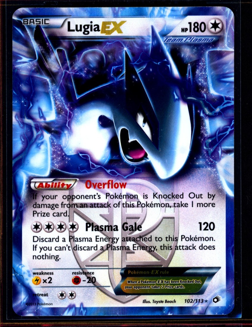 2013 Pokemon Legendary Treasures #102/113 Lugia EX NM TCG Pokemon 0104#86