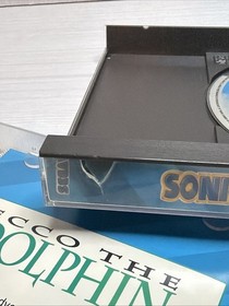 Sonic CD Sega CD 1993 CIB  Game Manual w/ Registration Card,  Broken Case, READ
