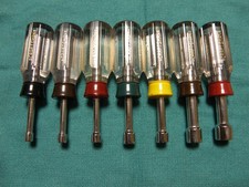 Craftsman 7 Pc. SAE Stubby Nut Driver Set. 3/16-1/2 Made In USA.
