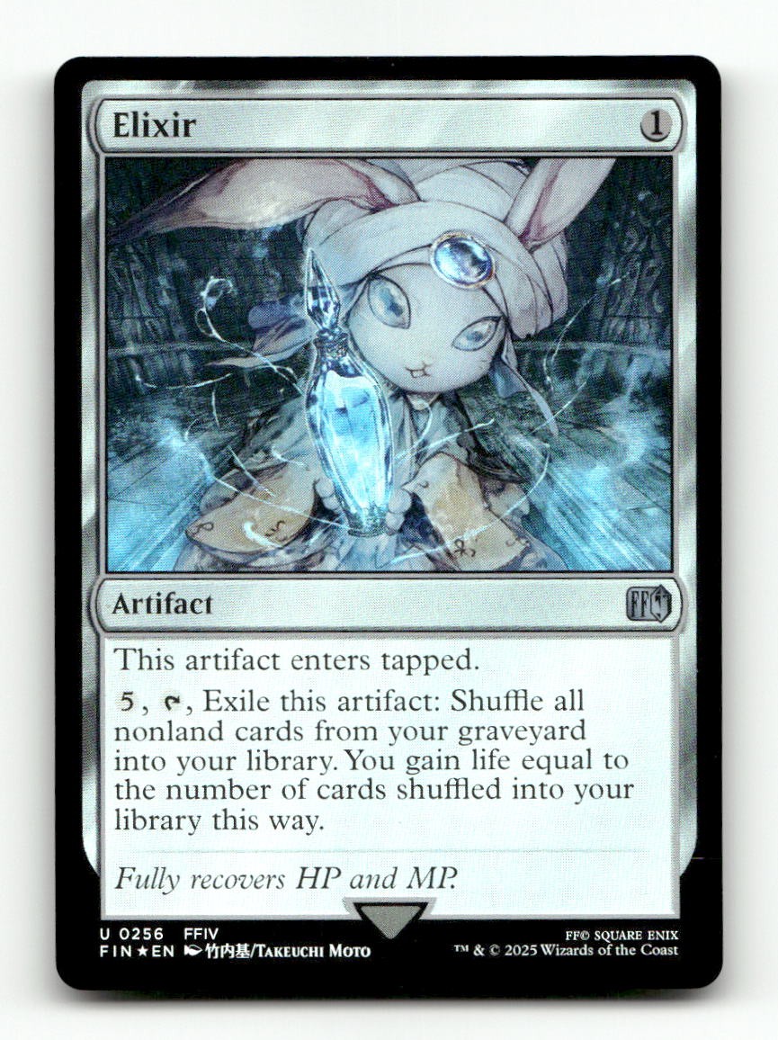 Elixir 256 Uncommon FINAL FANTASY Magic: The Gathering Foil Near Mint