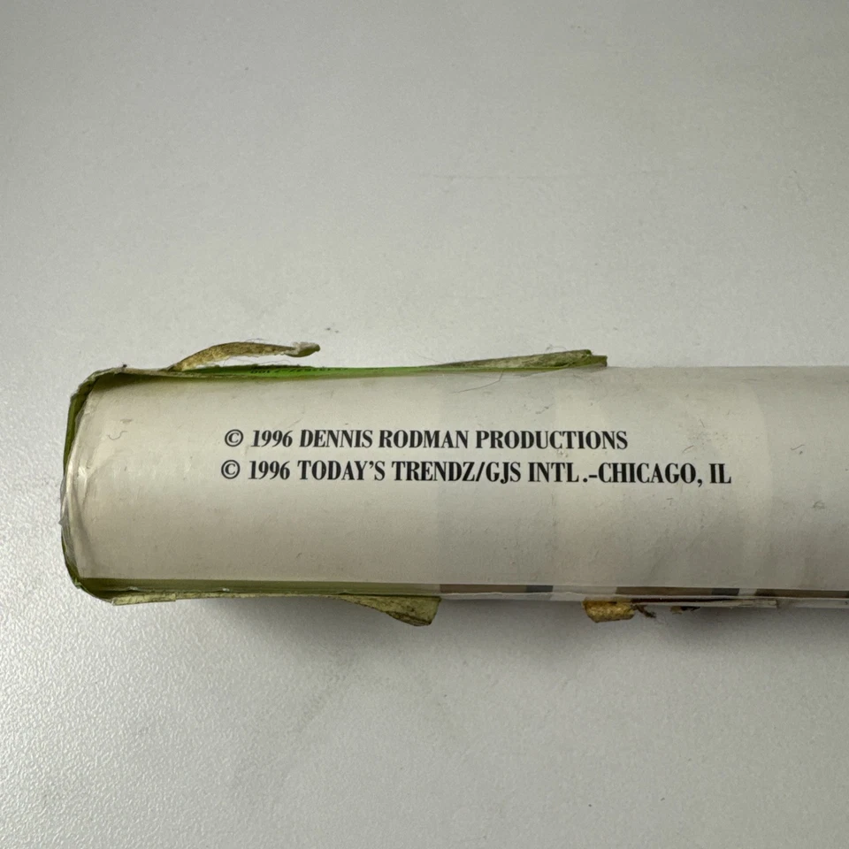 "Póster vintage de Dennis Rodman en Harley Bad As I Wanna Be - 1996 - 35"" x 22"" raro" Foto 3 de 4