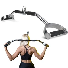 XPRT Fitness 34’’ PRO LAT Neutral Grip Pulldown Attachment Overhand Grip Bar