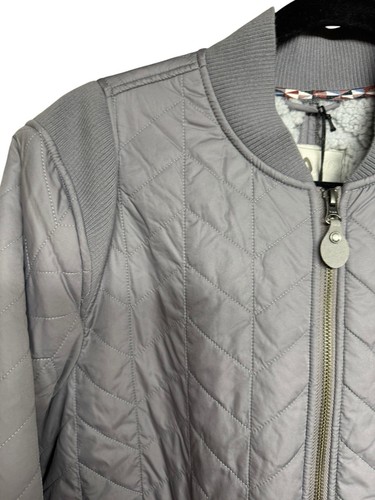 Prana Diva Varsity Jacket Vapor Women’s Size Large - Picture 8 of 13