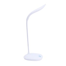 Dimmable LED Desk Light Touch Sensor Table Bedside Reading Lamp USB Rechargeable