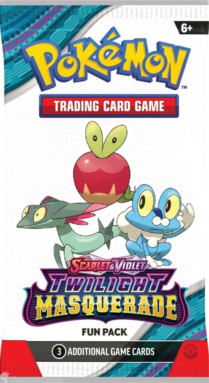 Pokemon TCG: Scarlet & Violet - Twilight Masquerade Fun Pack (3 Cards Pack)