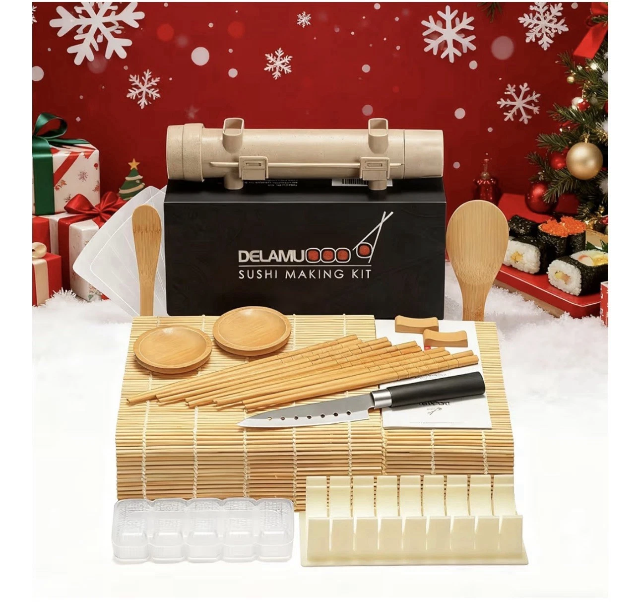 Sushi Making Kit, [Easy] Sushi Kit for Beginners/Pros Sushi Makers, Pract
Opens in a new window or t