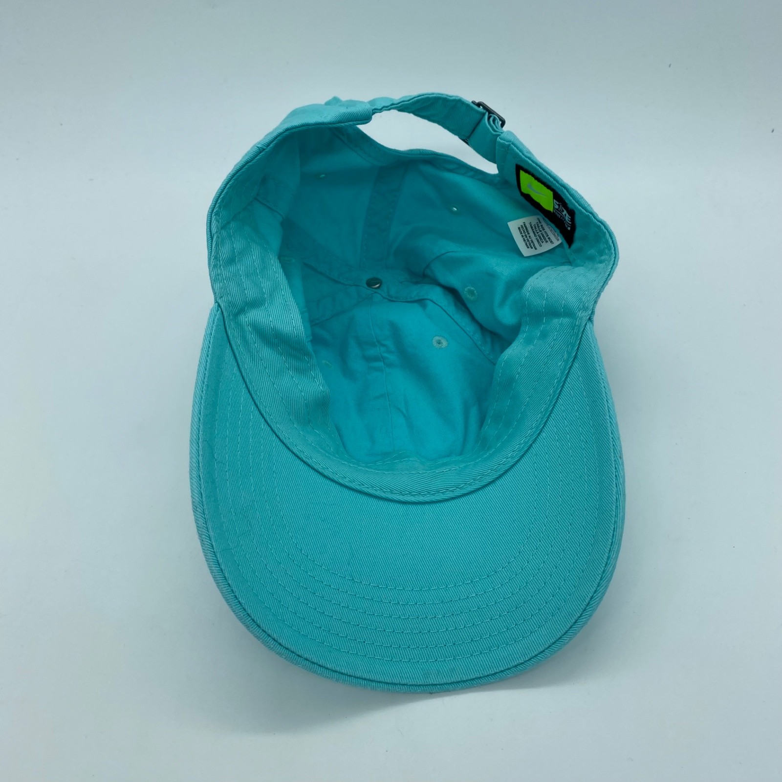 Nike Strapback Hat Cap Lightweight Solid Light Bl… - image 5