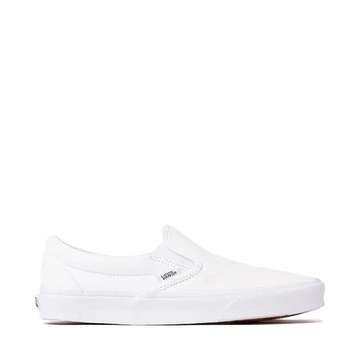 Vans Classic Slip-On Junior’s White Shoe VN000EYEW00 Sz 5 New - Image 1 of 4