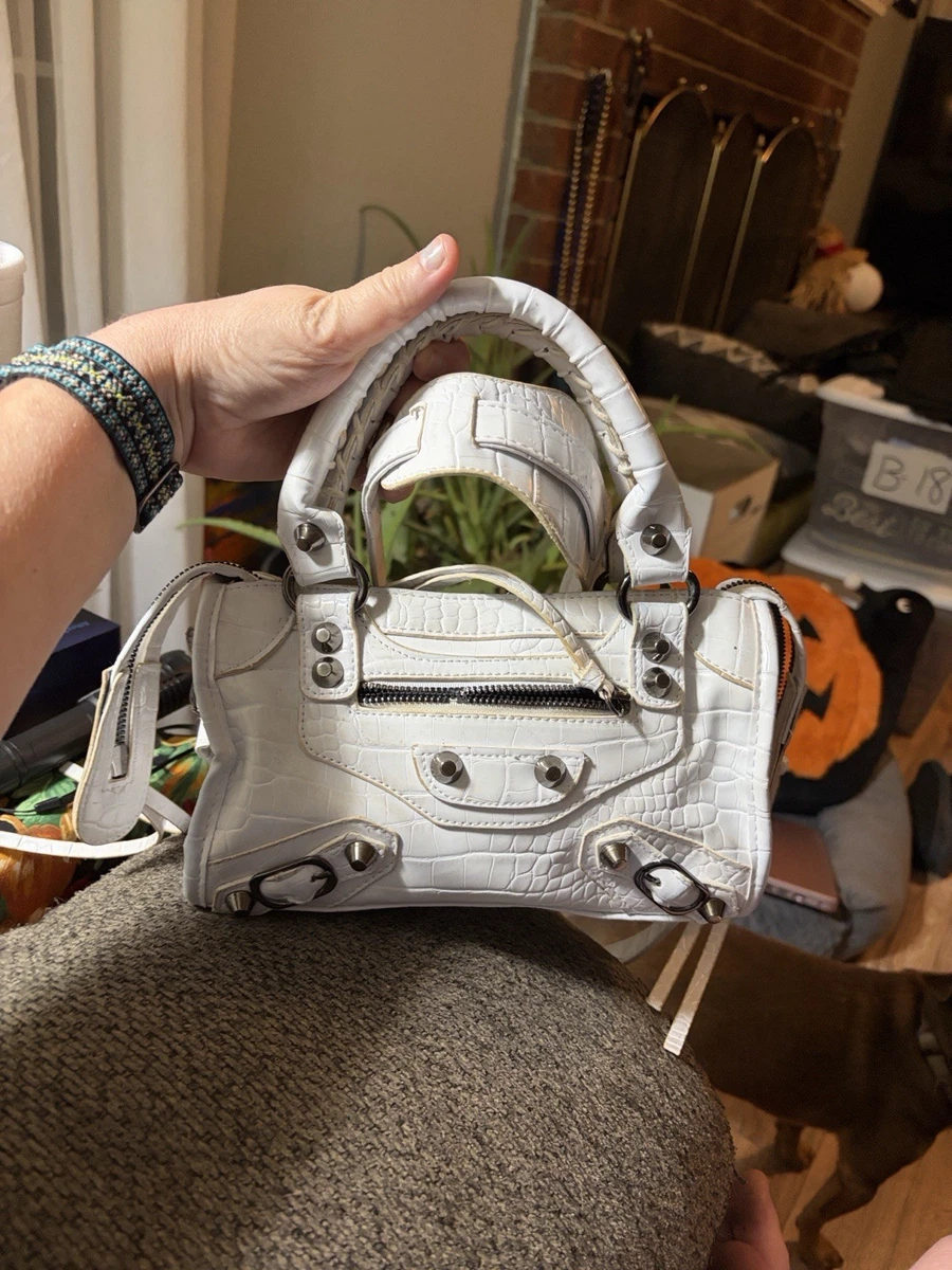 BALENCIAGA city bag 風　ショルダーバッグ　ホワイト　y2k 25+ Balenciaga City White Bags & Handbags for Women for sale