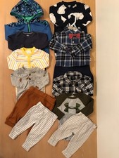 Carter's  Others Infant Boys Clothing Lot of 12 2 New Size 3-6 Months