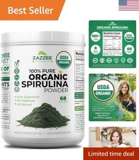 Organic Spirulina Powder, 8 Ounces, USDA Certified, 68 Servings, 100 Pure, K...