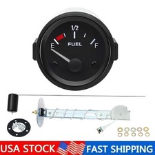 Universal 2 52mm Fuel Level Gauge Kit W Fuel Float Sensor E-12-f Pointer 12v Universal 2 52mm Fuel Level Gauge Kit W Fuel Float Sensor E-12-f Pointer 12v