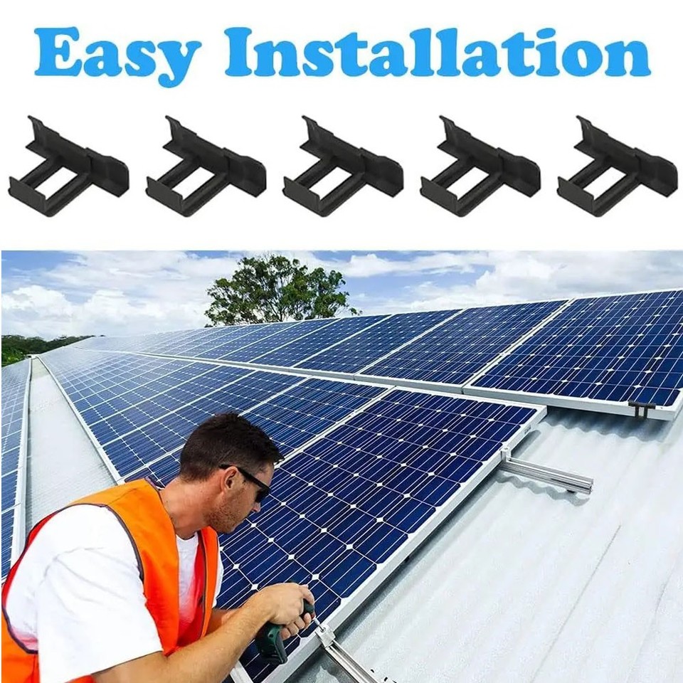 One Pv Module 50PCS 35mm Solar Panel Water Drainage Clips ASA Photovoltaic Panel ...