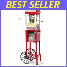 Electric Popcorn Maker - Tempered Glass Windows