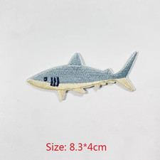 Durable Iron on Embroidered Patches for Clothing Backpacks Shoes with Animal Sha
