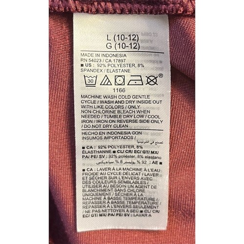 Old Navy Girls Red Velvet Fit & Flare Dress Long Sleeve L - Picture 4 of 4