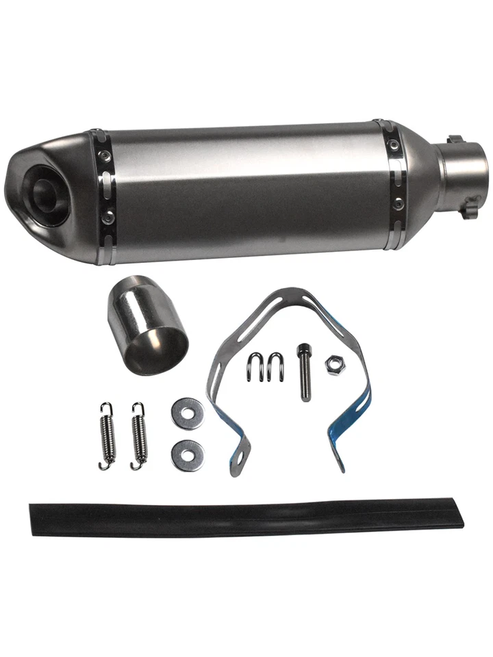 Silenciador de tubo de escape DB Killer universal para motocicleta de 2" silenciador deslizante titanio Foto 2 de 4