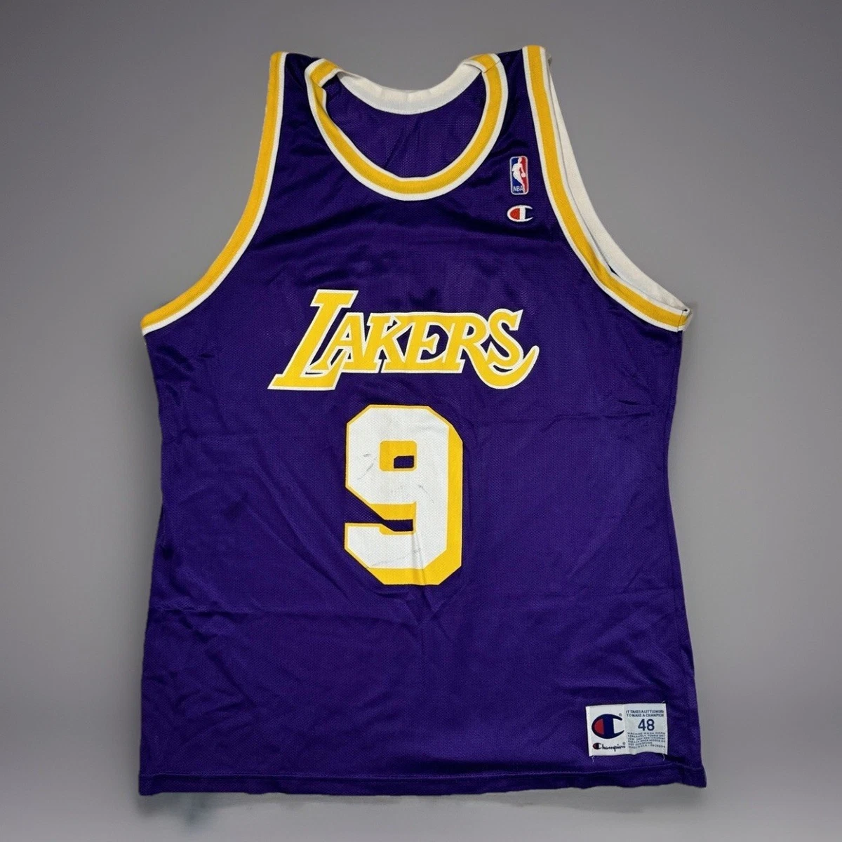 【希少】NBA ユニフォーム　ニック　ヴァンエクセル LA Lakers Men's Mitchell & Ness 1996 Nick Van Exel #9 Replica