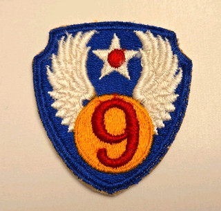 WW2 Vintage USAF 9th US ARMY AIR FORCE PATCH original
