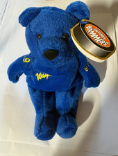 NWT NHL Wayne Gretzky Salvino's Bammers Beanie Baby Bear 1999 Promo Blue