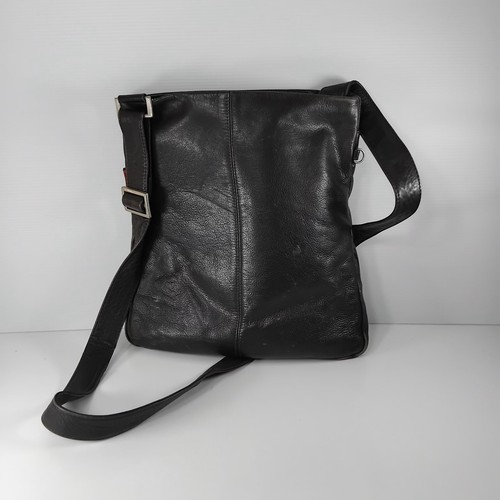 Hedgren Brown Leather Crossbody Bag Worn Look And Feel - Picture 2 of 7